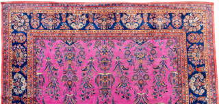 Antique Kashan Carpet Circa 1900 in good condition. Very soft wool and feels like a Manchester
More info:https://sharafiandco.com/product/antique-kashan-carpet-553x305cm/