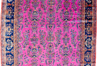 Antique Kashan Carpet Circa 1900 in good condition. Very soft wool and feels like a Manchester
More info:https://sharafiandco.com/product/antique-kashan-carpet-553x305cm/