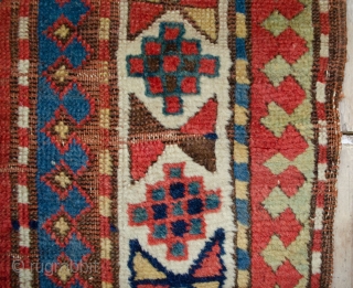 Antique Shahsavan Runner 312x98cm, early 19th Century, with stunning colours and in reasonable condition, as shown in images.               