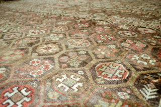 Antique Bakhtiar Hinegoon Carpet 495x360cm in good condition.                         