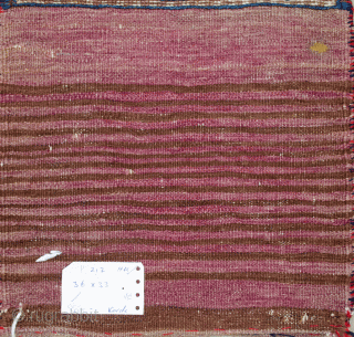 Delightful antique Kordi bag 36x33cm. This piece appears to have not been used much as it is in very good condition. The exceptional sheen is from high quality wool dyed with natural  ...