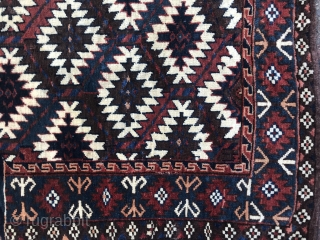 Yomud Asmalyk, late nineteenth century. Great condition.
Sporadic cotton wefts. Great condition.  Write to shivny@yahoo.com for further details.               