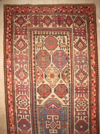 A Caucasian Long Rug with Kufesque Border                          