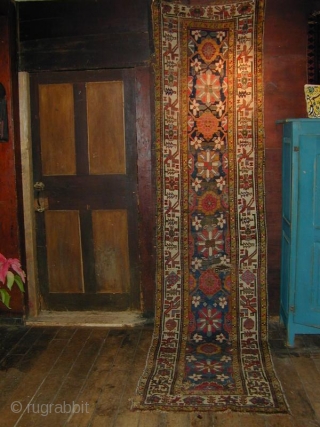 Kurdish Minakhani Runner Detail                             