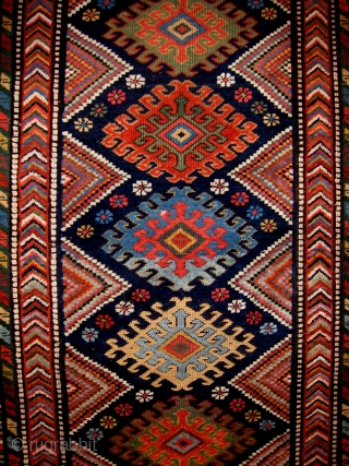 AN NWP LONG RUG WITH SOUTH CAUCASIAN INFLUENCES OR VICE VERSA                      