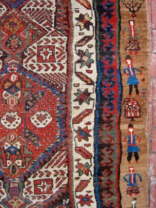Folky serab type somewhat long rug ( wayne, have your people call my people)                   