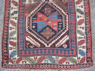 Some kinda NWP Fraggy Long Rug with Shah Sewan elwments & intriguing weft changes                   