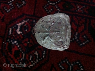 An Islamic fine carved crystal chess piece probably 10th Century                       