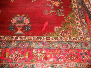 An impressive old engelas area rug.
Very good condition: 517 x 364  qm 18,82                   