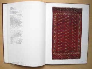 Book: Bernheimer: Alte und antike Knüpfarbeiten der Turkmenen, 1977
Nice exhibition catalogue on antique Turkoman weavings, mainly on main carpets of Yomuds and Ersari/Beshir, Ersari- and Saryk-torbas and tent bands of the Yomud
Cloth,  ...