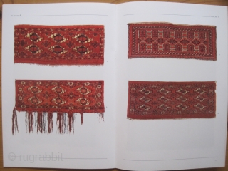 Book: Elmby, Hans. Antikke Turkmenske Taepper V / Antique Turkmen Carpets V, 2003
Rare volume V of this dealer's sales and exhibition catalog of 44 weavings with focus on bags. In total high  ...