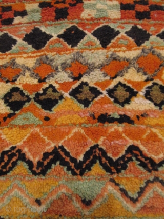 Fine and rare Boujâad-berber weaving..Size: 132/92cm..Mid 20th.
www.atlaskilimberbere.com                          