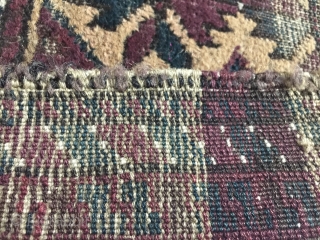 1850s Baluch Timuri  prayer Rug rare typ and color palette sıze 170 cm x 148 cm                