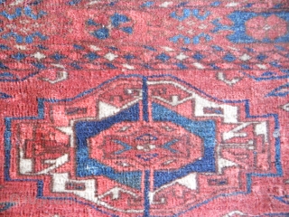  Rar and early Antique 18th.century Tekke Torba fragment 
 
  Size 096 cm x 048 cm

 please ask for more details
 kind regards
        