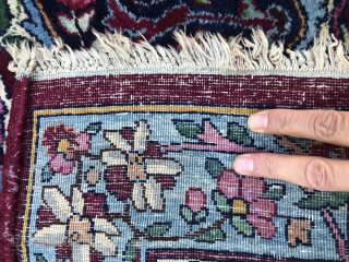 Beautiful Yazd Carpet 270 cm x 370 minimal wear 
1920s circa 26 kg 
Shipping included price * 
Condition : as found not washed 
WhatsApp +49 176 62874499      