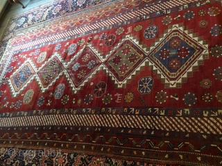 Being beautiful Caucasian Cuba carpet edge about 1930. Size 325cmx180cm .
Beautiful colors and design.
It is in a perfect condition.
Price-€2750
Contact me for more Information 

Best Regards 

Stephan Athir pages     