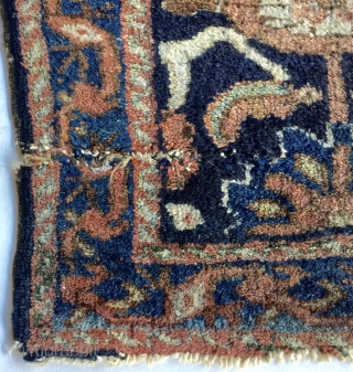 3' 0" x 4' 0" N.W.Persian in overall low to medium pile condition.  A small tear near one corner; the ends are uneven.  Quote includes shipping/U.S.   3 day  ...