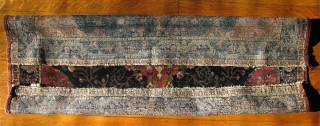 1' 11" X 3' 1" Mishan Malayer with silk highlights @ center and in very good pile condition.  The bottom guard border
completely professionally restored.   Free Ship/U.S.  3 day  ...