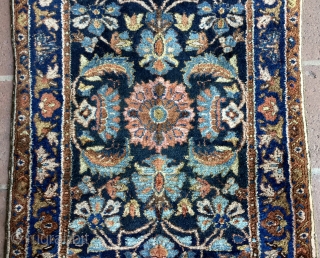 Narrow and Long 2' 7" x 17' 7" Finer Hamedan in Excellent Condition.  3 Day Returns/Quote includes shipping U.S.A.             