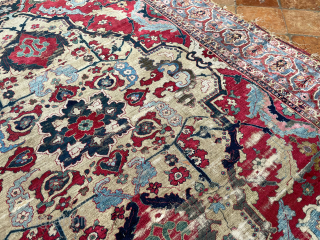 Rare silk rug, senneh rug, mid 19th century - 190 x 135 cm
Early dyes, very fine with significant damage.

£1500 ono             