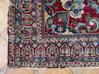 Rare silk rug, senneh rug, mid 19th century - 190 x 135 cm
Early dyes, very fine with significant damage.

£1500 ono             