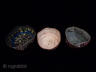 3 Turkman hats. An interesting ethnographic item for display or trade. All are in good condition as pictures. Probably 20th century. Will sell separately or together. Free shipping in US.   