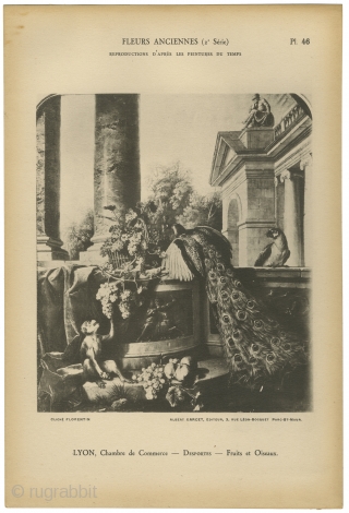 Fleurs Anciennes. France, 1928. 1st series has 45 out of 48 black/white plates - missing plates 36, 40, 42. 2nd series is complete with 63 black/white plates. Each plate is a reproduction  ...