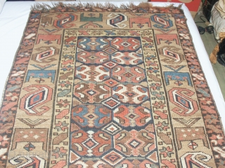    Superb  Shahsawan  19 th. century  95 X 286  cm.
   Two spots of wear , no holes , one end with minor losses ,a  ...