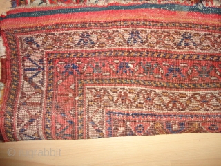 
  Antique  Afshar  19 th. century  135 X 154  cm.  Natural colours 

  kelim  ends , rare  pattern , one  small repair  ...