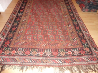    Antique  Khamseh   South- Persien  19 th. century  180 X 450  cm.
   Superb  Natural colours , some wear  and   ...