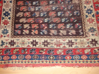  Superb  and  rare  antique   Bergama prayer  rug , mid 19 th. century,

 103 X 135  cm. , Komplet , beautiful  colors , kilims  ...