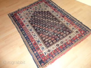  Superb  and  rare  antique   Bergama prayer  rug , mid 19 th. century,

 103 X 135  cm. , Komplet , beautiful  colors , kilims  ...