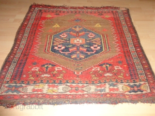    Antique  Bidjar  Wagireh / sampler rug  19  Jh. century  108 X 117 cm.

   wool  foundation  ,  superb  natural  ...