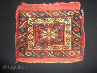 
  Extremly  rare  antique  Bergama  bagface , West Anatolien , 41 X 47  cm.             