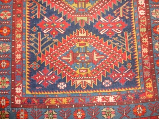   Fine  antique  caucasian  Shirwan  rug  19 th. century  115 X 159  cm.
  All  natural  lovely  dyes  with   ...