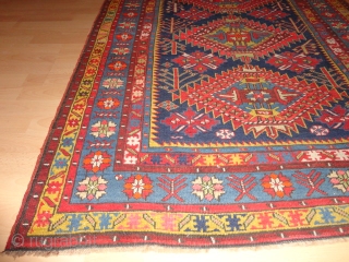   Fine  antique  caucasian  Shirwan  rug  19 th. century  115 X 159  cm.
  All  natural  lovely  dyes  with   ...