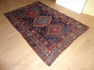 
   Antique  Kaukasien  Kasack  rug  19 th. century  117 X 178 cm. POR
   Beautiful  naturel  colours , classikal dekorative pattern ,  ...