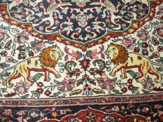 

   Spectacular  very fine old Bidjar  140 X 248 cm.
   very gorgeous hunting pattern of classique Safawid carpets
   of the 16 th. century ,  ...