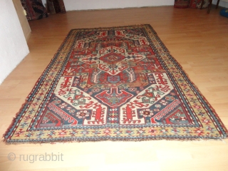   Antique  caucasien  Kasim  Ushak  Kasak  rug  19  th. century
 
  131 X 224 cm.  , Superb  natural  colours ,  ...