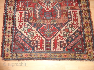   Antique  caucasien  Kasim  Ushak  Kasak  rug  19  th. century
 
  131 X 224 cm.  , Superb  natural  colours ,  ...