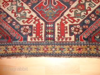   Antique  caucasien  Kasim  Ushak  Kasak  rug  19  th. century
 
  131 X 224 cm.  , Superb  natural  colours ,  ...