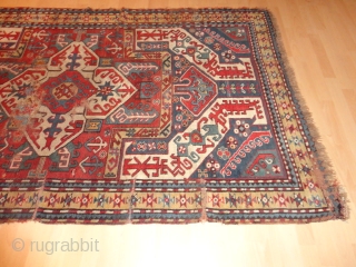   Antique  caucasien  Kasim  Ushak  Kasak  rug  19  th. century
 
  131 X 224 cm.  , Superb  natural  colours ,  ...