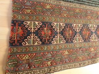   Magnificent  antique  Shasawan  double  Mafrash Signt Saleh Mousharaf  dated

  1254 / 1836 , Fantastic colours , very  fine weave , Lustrous wool ,  ...