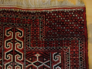 
  Antique  Turkmen  Yomud  Salachak  or  Goklan  ,prayer  rug

  92 X 130 cm.  All  high  quality  fine  wool  ...