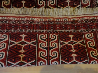 
  Antique  Turkmen  Yomud  Salachak  or  Goklan  ,prayer  rug

  92 X 130 cm.  All  high  quality  fine  wool  ...