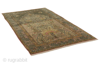 Kerman - Antique Persian Carpet

Size: 264x154 cm
Thickness: Medium (5-10mm)
Oldness: 100+ (Antique)
Pile - Warp: Wool on Cotton
Node Density: about 250,000 knots per m²

mail: carpetu2@gmail.com
          