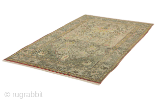 Kerman - Antique Persian Carpet

Size: 264x154 cm
Thickness: Medium (5-10mm)
Oldness: 100+ (Antique)
Pile - Warp: Wool on Cotton
Node Density: about 250,000 knots per m²

mail: carpetu2@gmail.com
          