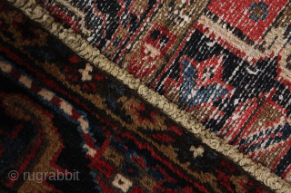 Heriz - Antique Persian

Size: 344x280 cm
Thickness: Medium (5-10mm)
Oldness: 80-100 (Antique)
Pile - Warp: Wool on Cotton
Node Density: about 100,000 knots per m²

mail: carpetu2@gmail.com           