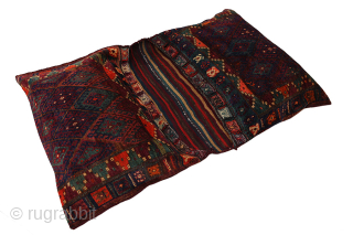 Jaf - Saddle Bag

Size: 172x110 cm
Thickness: Medium (5-10mm)
Oldness: 80-100 (Antique)
Pile - Warp: Wool on Cotton

carpetu2@gmail.com                  