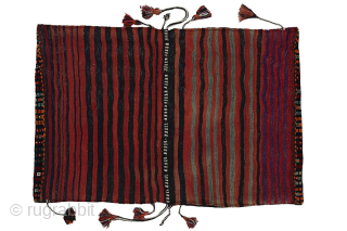 Jaf - Saddle Bag 

Size: 170x112 cm
Thickness: Medium (5-10mm)
Oldness: 80-100 (Antique)
Pile - Warp: Wool on Cotton

mail:carpetu2@gmail.com
                 